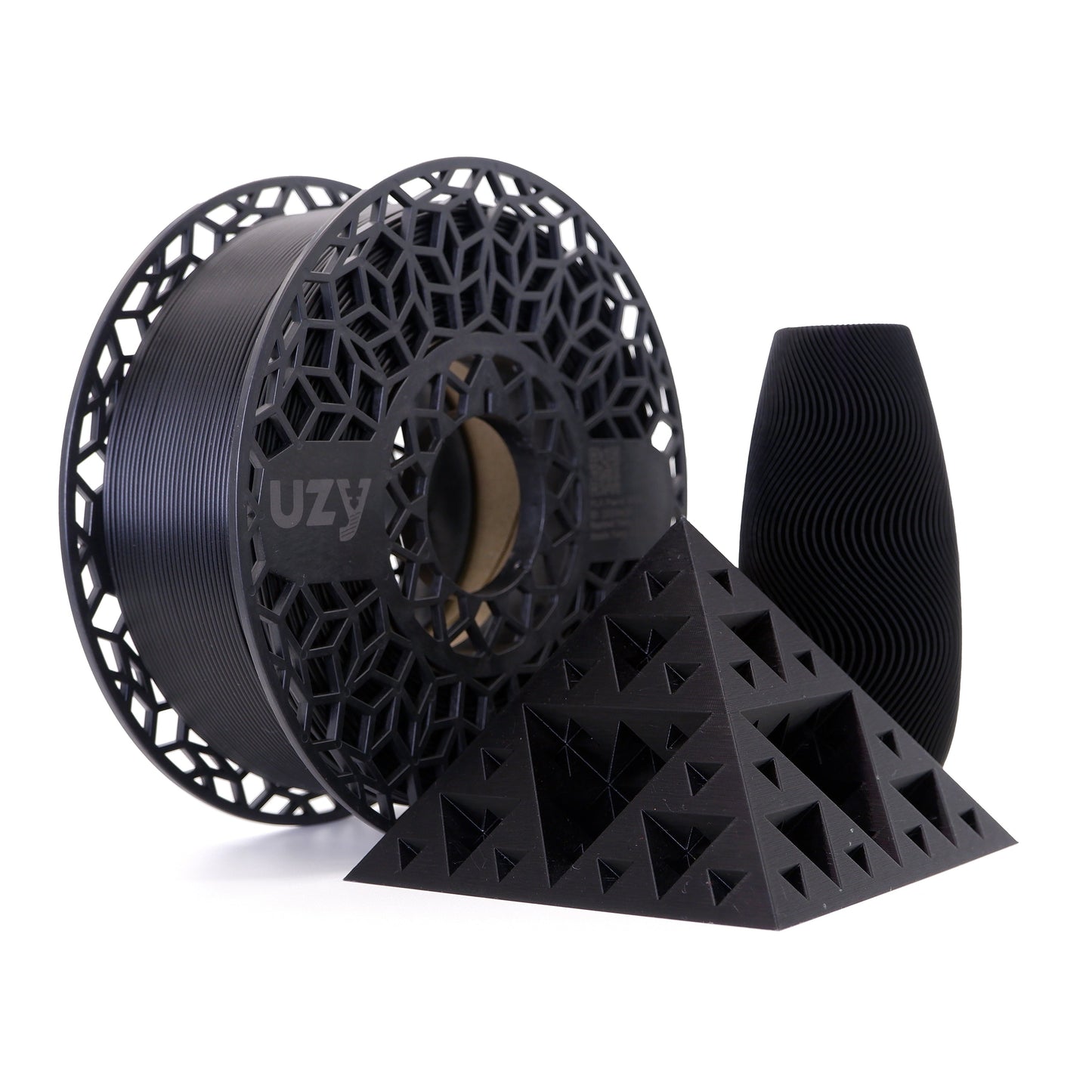 Uzy Premium PLA Filament 1.75mm ± 0.01mm Jet Black 1Kg