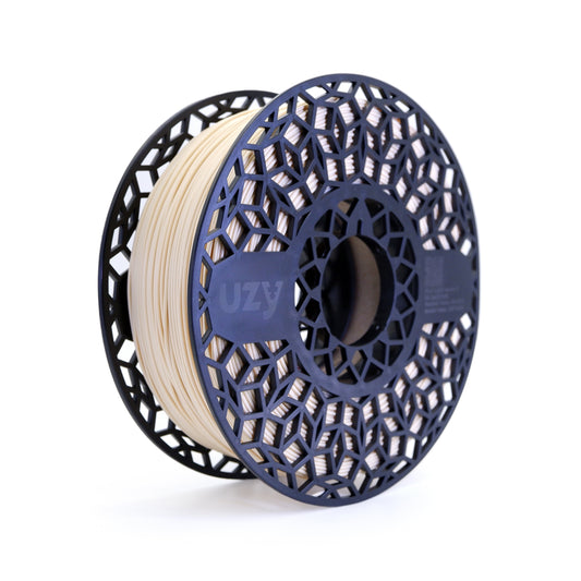 Uzy Basic PLA Filament 1.75mm ± 0.05mm Light Ivory 1Kg