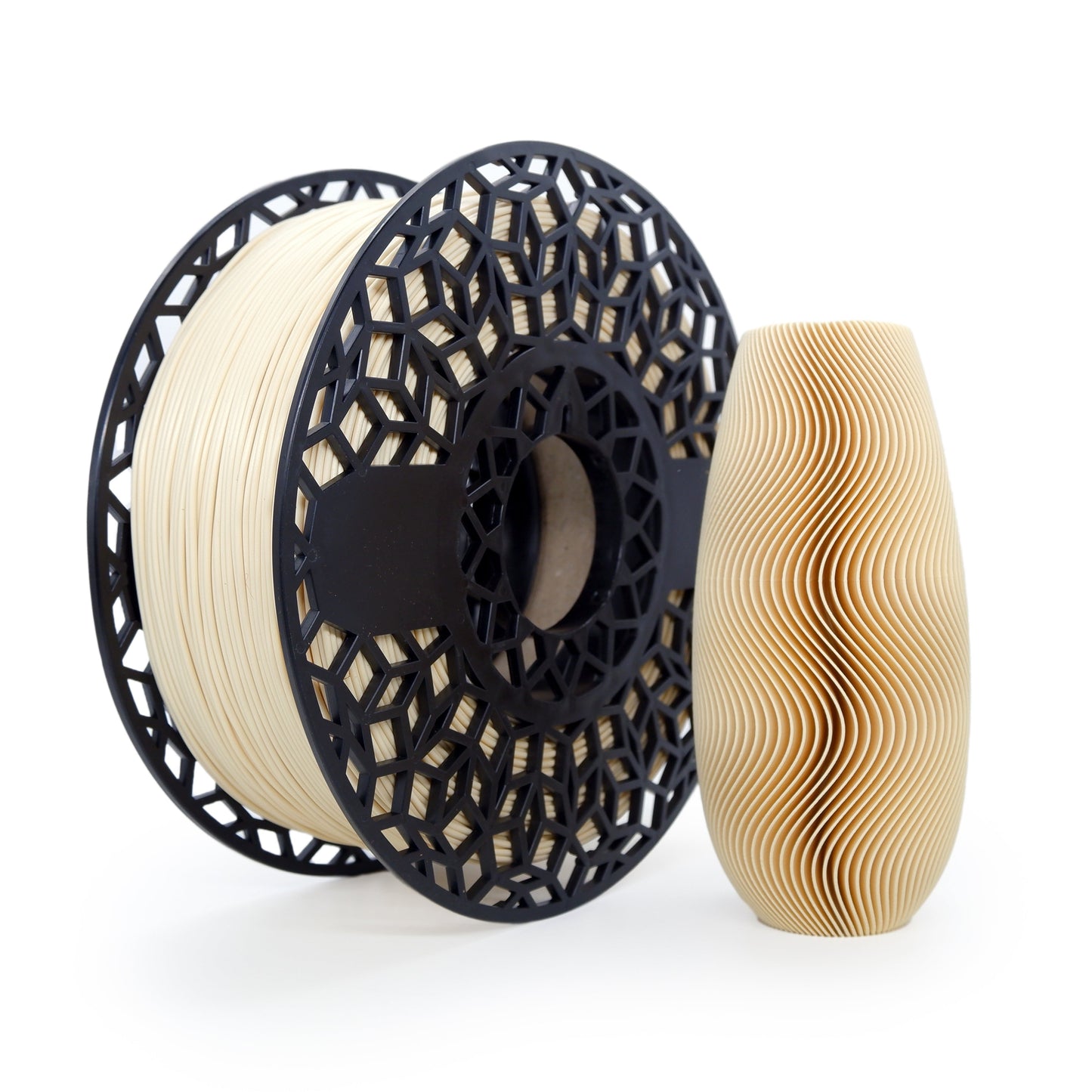 Uzy Basic PLA Filament 1.75mm ± 0.05mm Light Ivory 1Kg