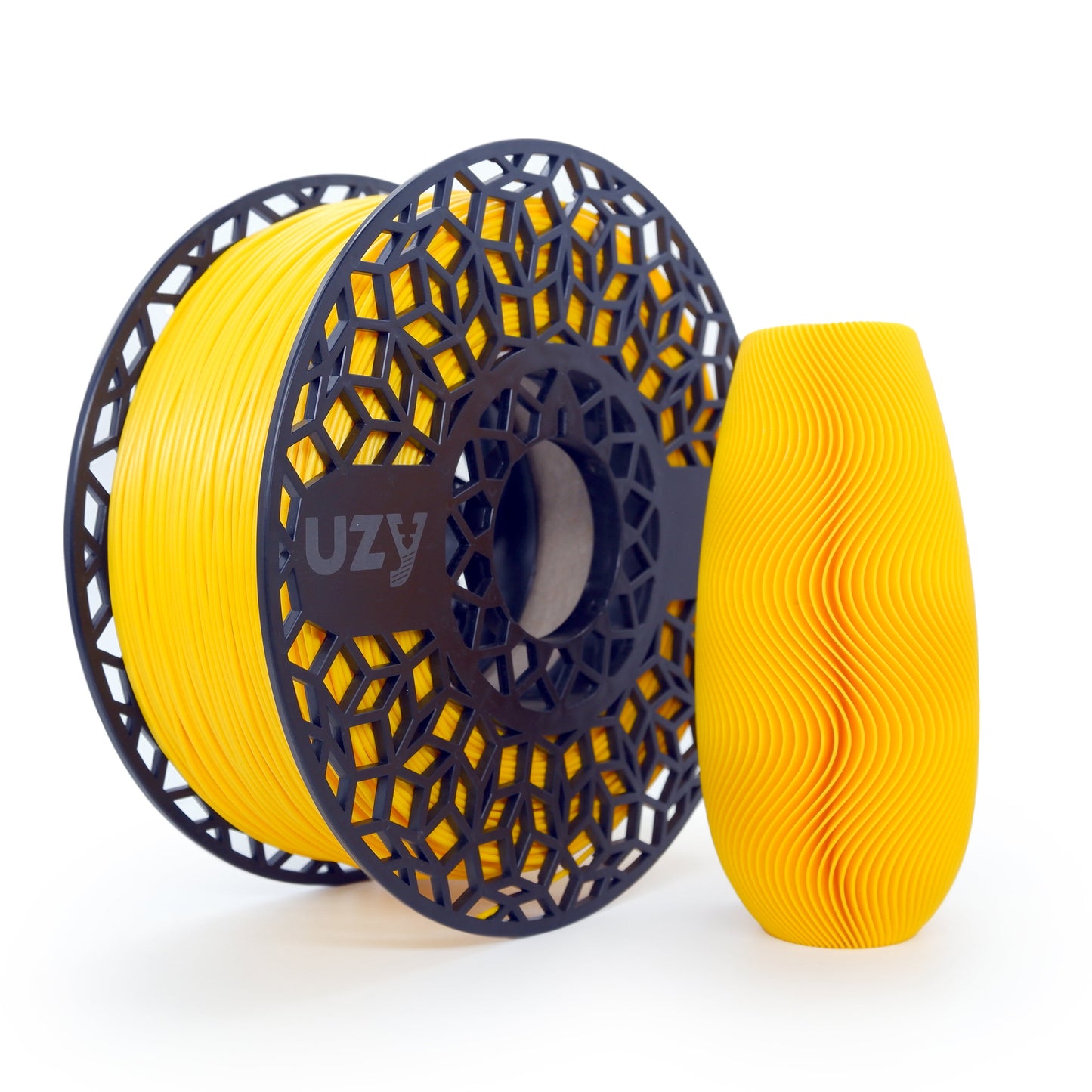 Uzy Basic PLA Filament 1.75mm ± 0.05mm Gold Yellow 1Kg